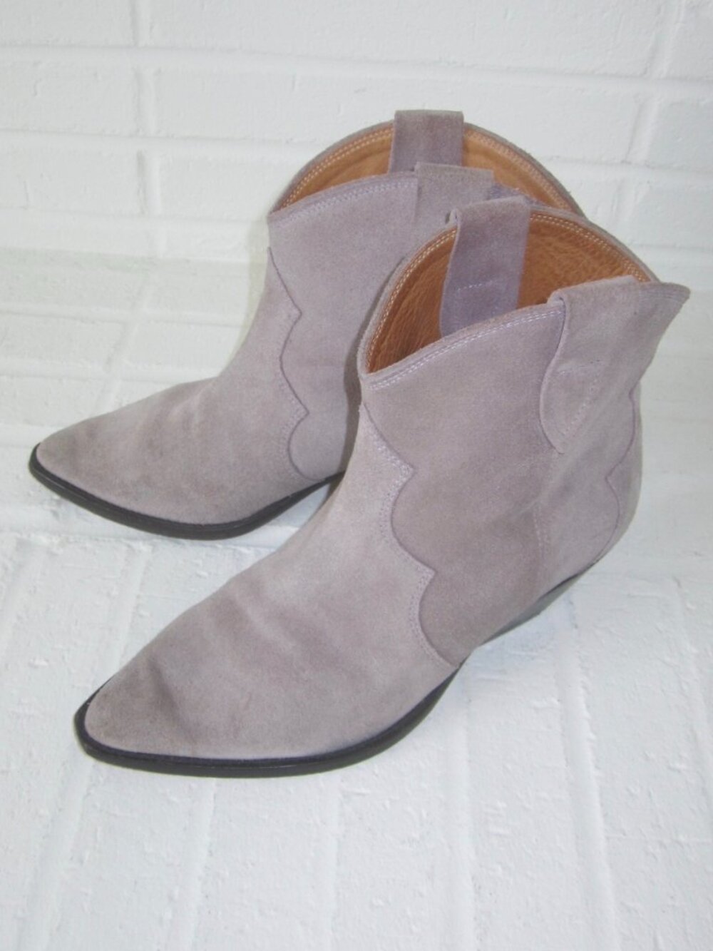 ISABAL MARANT DEWINA Suede Western Ankle Boots Women’s 37 - Picture 4 of 15
